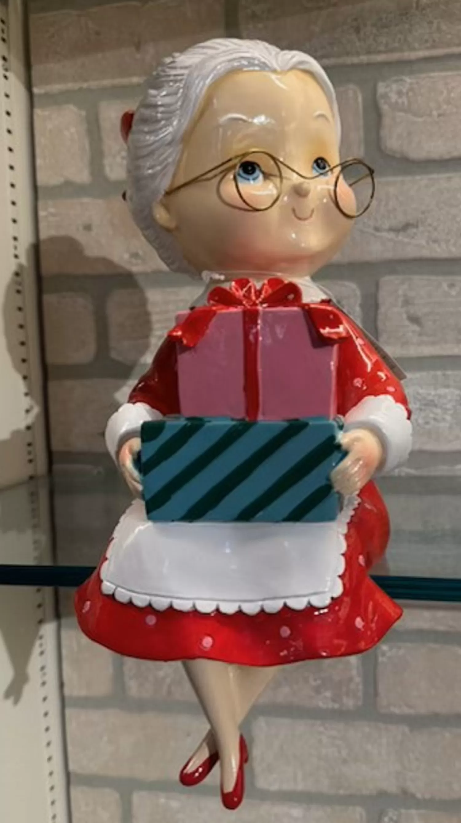 Cheap Treetime Sitting Mrs Santa, Resin, 13"