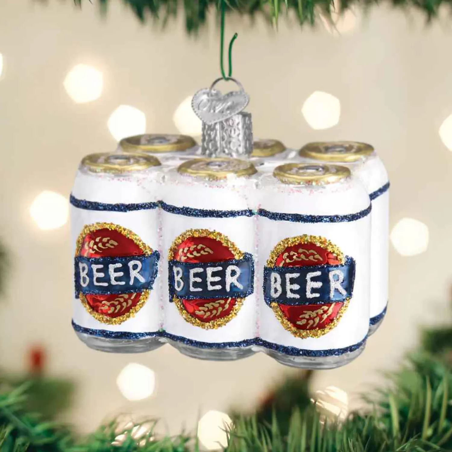 Flash Sale Treetime Six Pack Of Beer Ornament