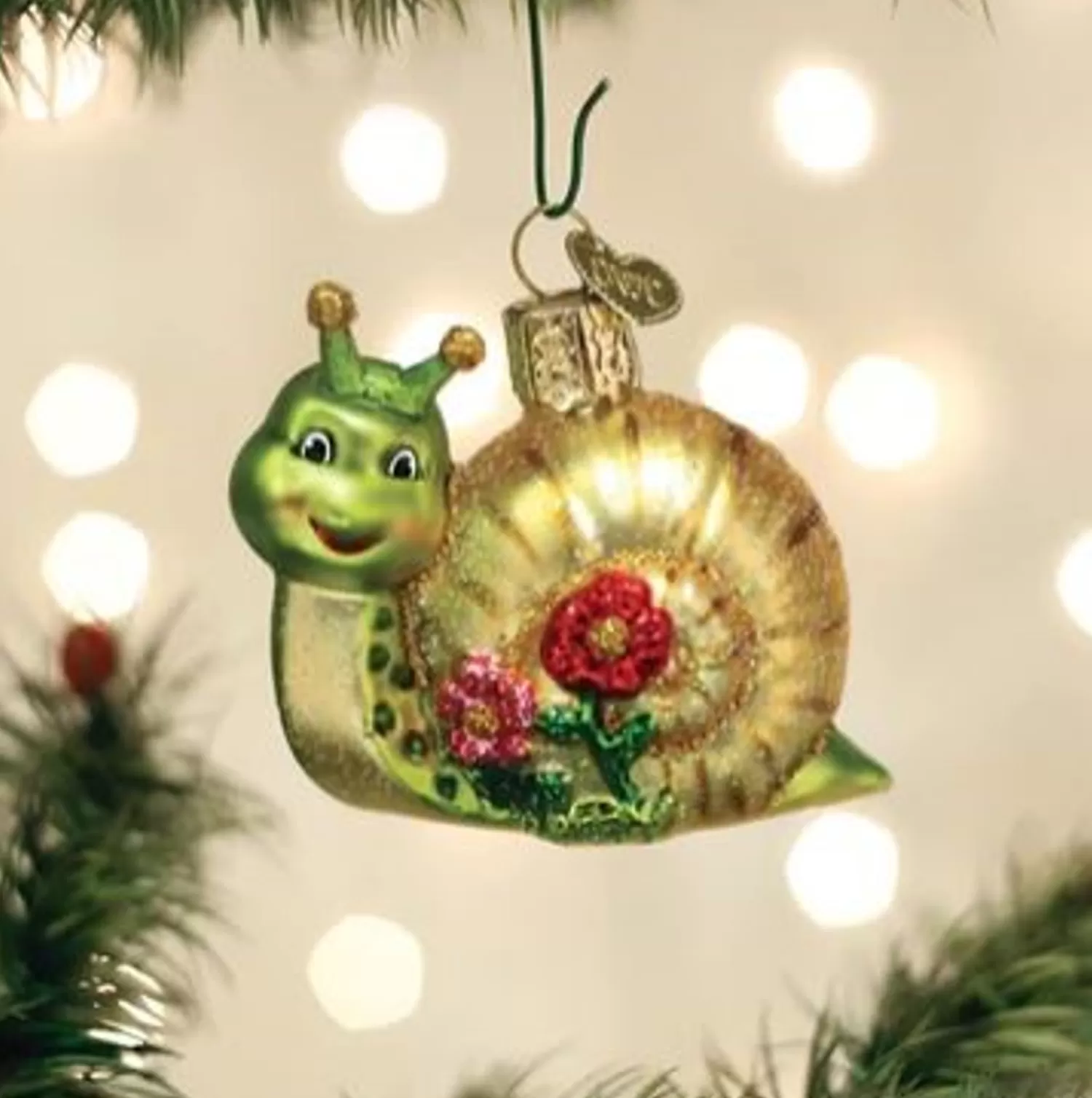 New Treetime Smiley Snail Ornament