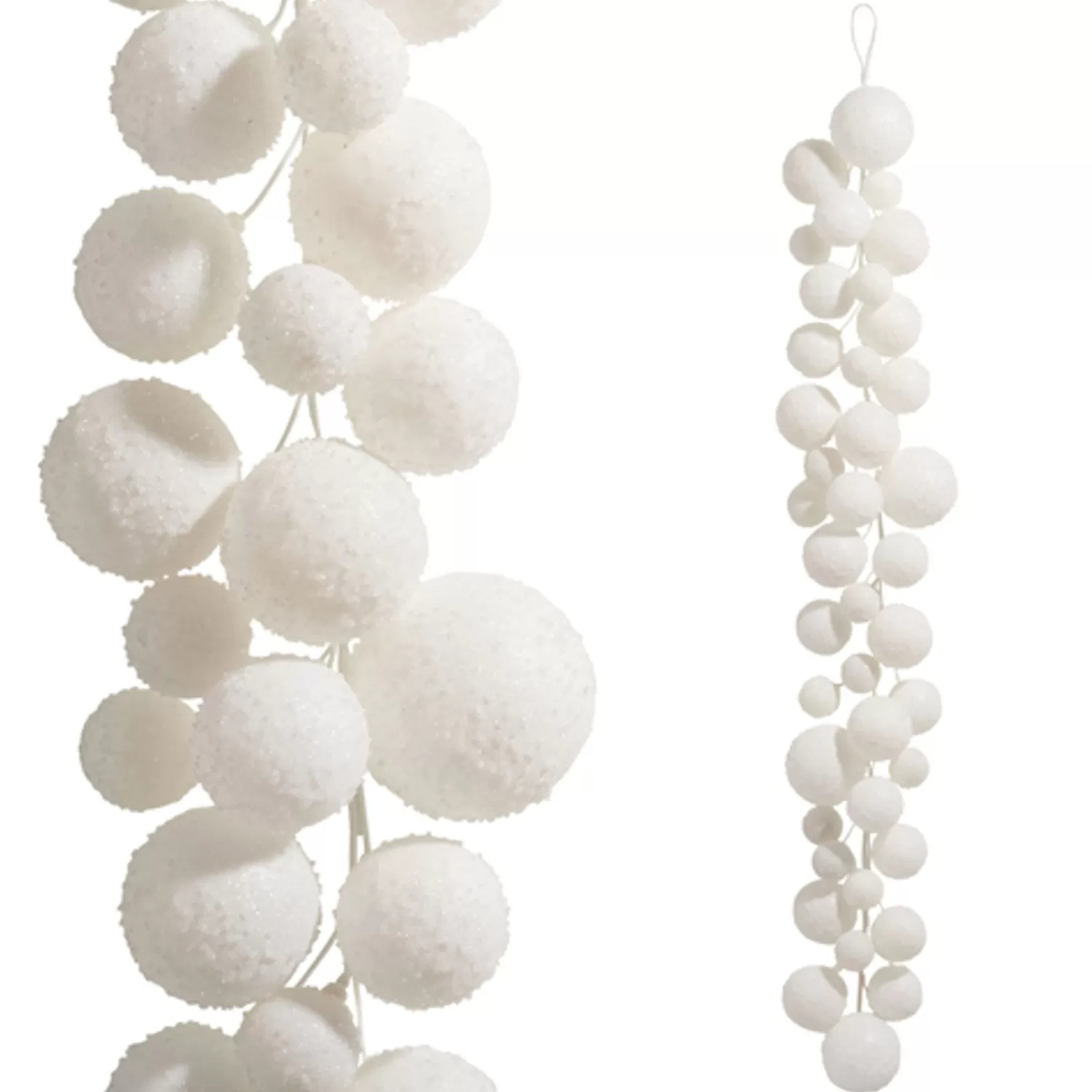 Best Treetime Snow Ball Garland 4'