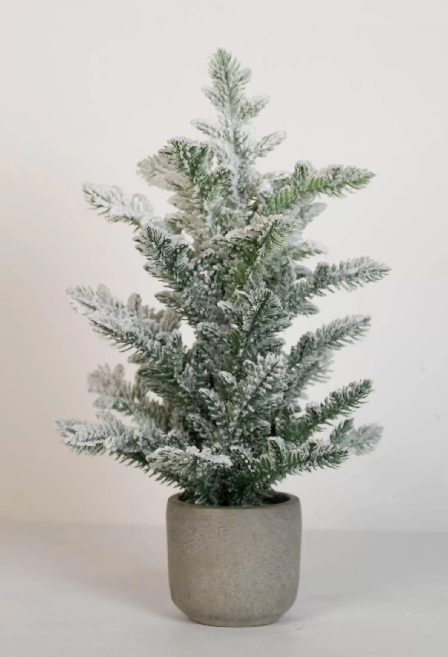 Outlet Treetime Snowy Pine Tree In Ceramic Pot 15.5"