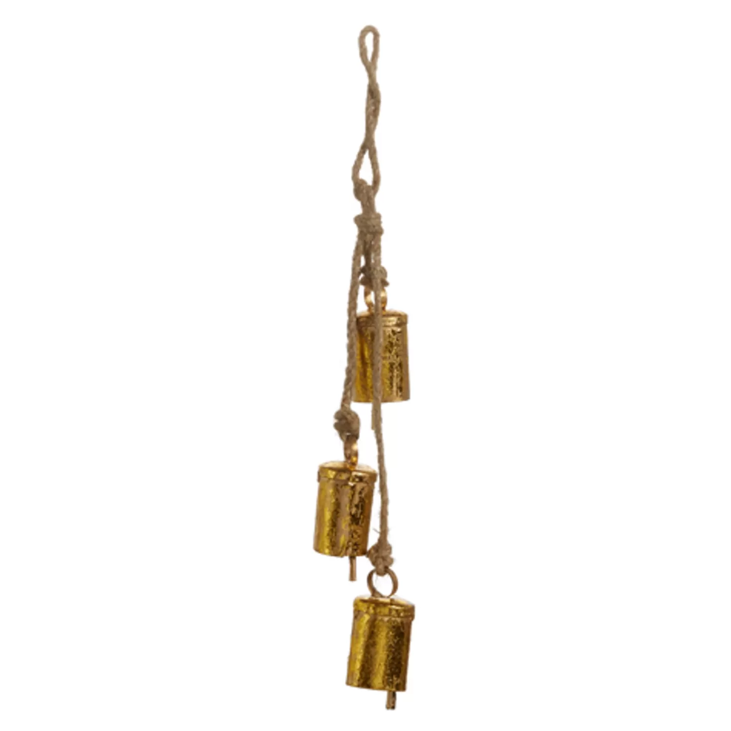New Treetime String Of Gold Vintage Bells 13"