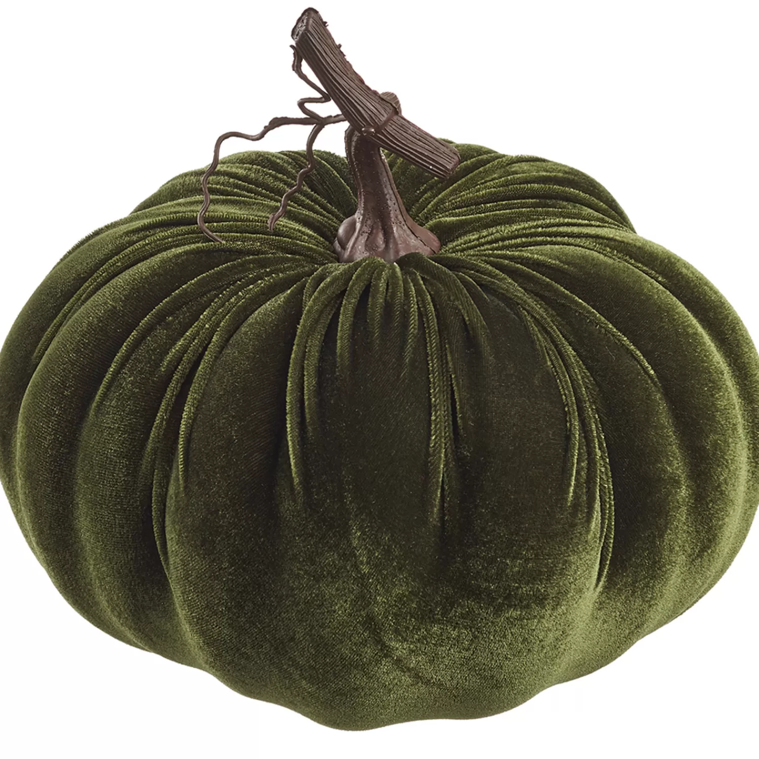 Sale Treetime Velvet Pumpkin Green 9.5"