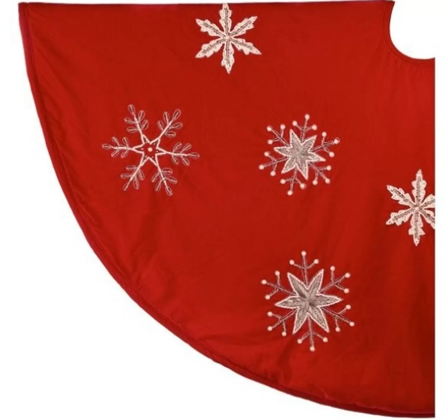 Discount Treetime Velvet W/Embroidered Jewel Snowflake Tree Skirt, 52"