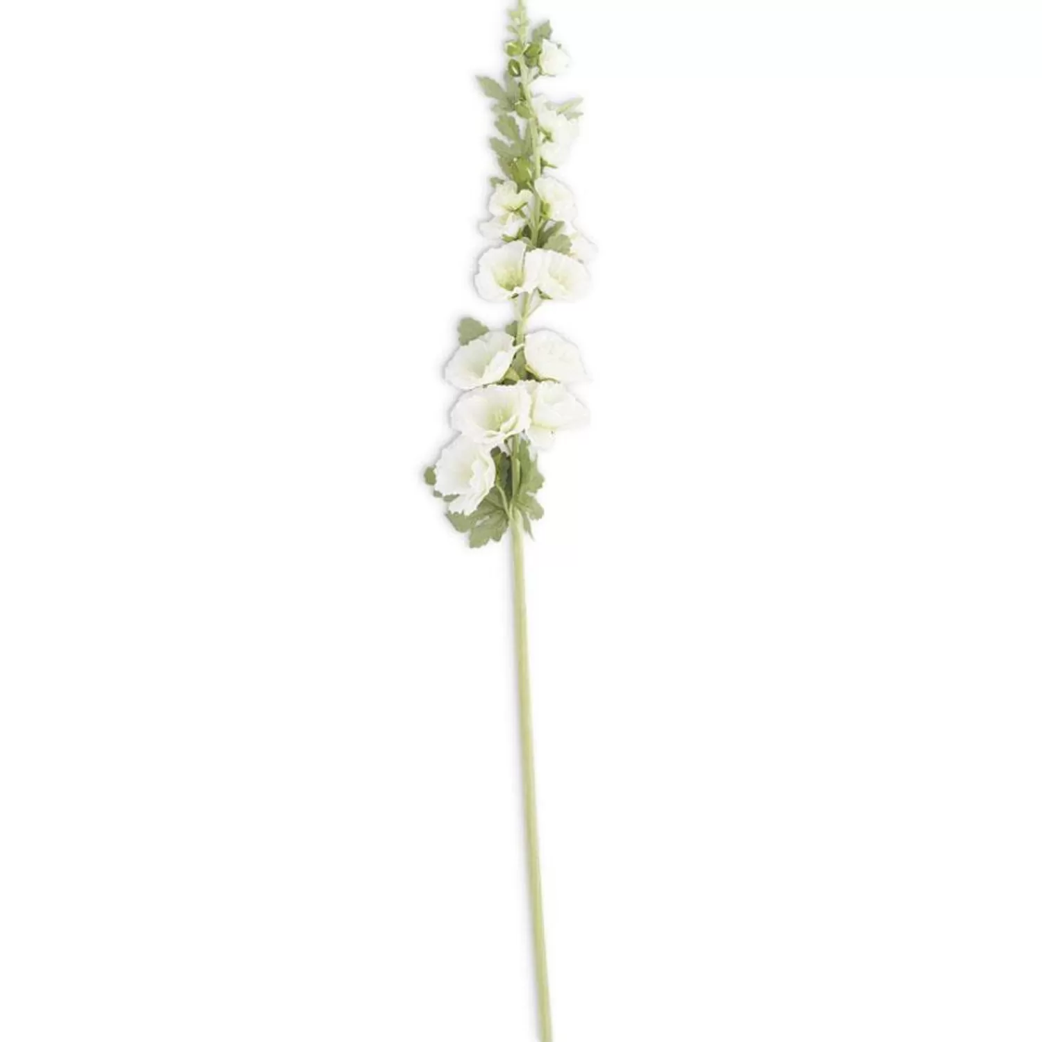 Discount Treetime White Hollyhock Stem 43"