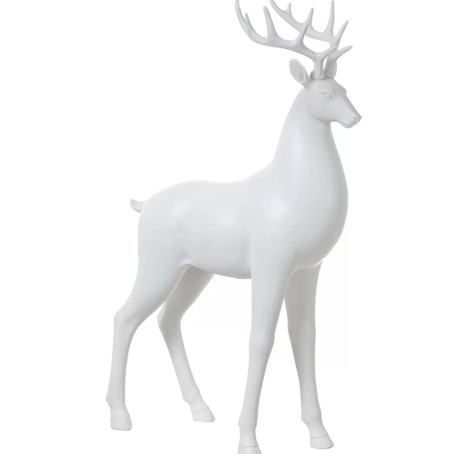 Hot Treetime White Stag Reindeer 23.25"